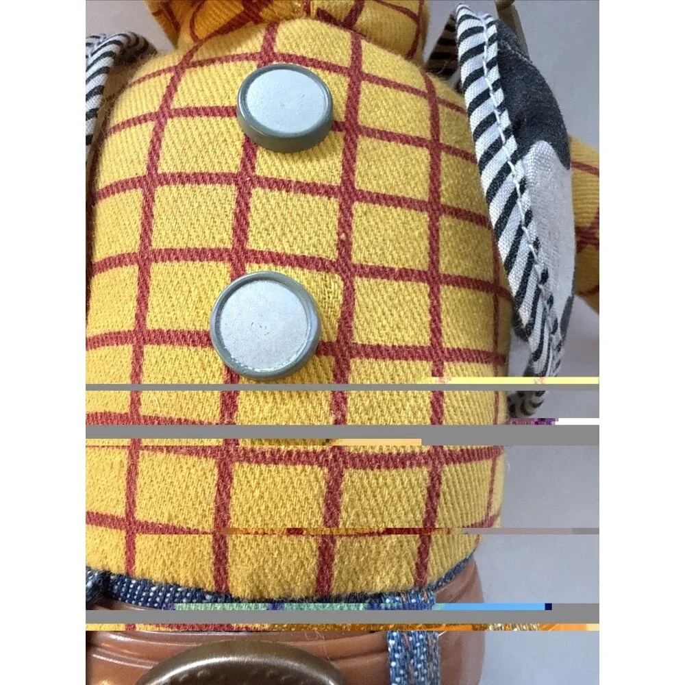 vintage Disney Pixar Toy Story Woody Pull String Talking Doll 15" WORKS No Hat - Picture 4 of 11